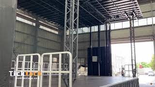 Ticktack 32’x22’ mobile Stage trailer for Canada 🇨🇦 mobilestage stagetrailer stagemobil ticktack [upl. by Aiza]