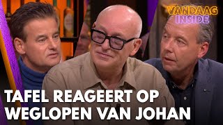 Vandaag Insidetafel reageert uitgebreid op het weglopen van Johan Derksen  VANDAAG INSIDE [upl. by Ailuj850]