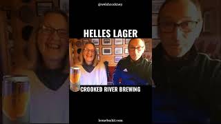 Helles Lager Beer Review Crooked River Brewing Co [upl. by Ainezey]