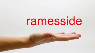 How to Pronounce ramesside  American English [upl. by Dosia]