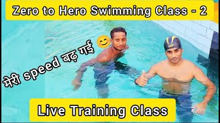 Zero To Hero Live Swim Class Day 2 With Arun  Swimming Tips For Beginners Learn How To Swim [upl. by Niro]