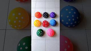 Green Pin Blue Red Yellow Balloon Popping Reverse Video asmr satisfying [upl. by Sillert485]