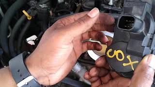 HOW TO REPLACE A THROTTLE POSITION SENSOR TPS 2011 CHEVY SILVERADO [upl. by Pietro]