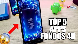 TOP 5 MEJORES APPS PARA FONDOS DE PANTALLA CON MOVIMIENTO EN 3D Y 4D ✅💯 [upl. by Ellenor]