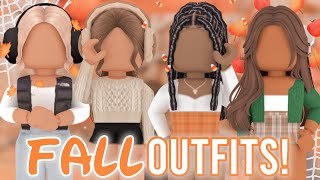 Aesthetic Roblox FALL OUTFITS WITH CODES  LINKS [upl. by Okorih]