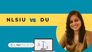 NLSIU vs DU  3 year LLB [upl. by Emiaj578]