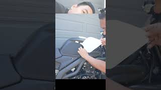 HOW TO INSTALL MOTORCYCLE TANK GRIPS [upl. by Novat885]