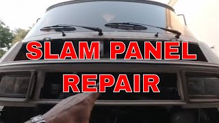 Hymer Fiat Ducato Talbot Express RUSTY Slam Panel Easy Replacement [upl. by Mushro]