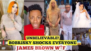 Bobrisky shocking reaction amp james brown react to police parade gays at gay wedding in delta state [upl. by Kerns]