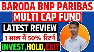 Baroda bnp paribas multicap fund review [upl. by Ahsilyt701]