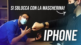 IPHONE SI SBLOCCA CON LA MASCHERINA FINALMENTE con Apple Watch [upl. by Ahsikcin]