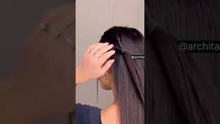 Cute Bow Hairstyle 🎀✨trendingshorts ytshorts cutehairstyle hairstyles hairhacks shorts [upl. by Sellers489]