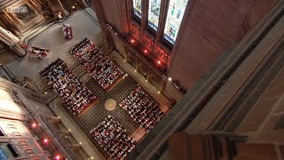 Jerusalem at Liverpool Anglican Cathedral from Songs Of Praise 28082016 [upl. by Eural]