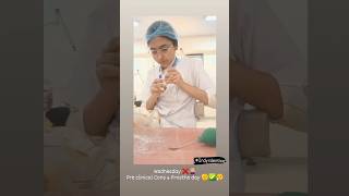 🤌🏻Preclinical work day 🦷😮‍💨 of a dental student dentistry dentist dentallife dentalvlog bds [upl. by Jardena423]