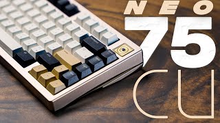 This Premium 75 Keyboard is FANCY  NEO75 CU [upl. by Lynnworth]