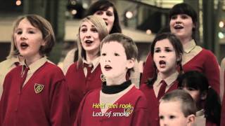 Childrens choir starts bullying in a shopping mall [upl. by Petuu]