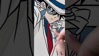 Drawing Kuroba Kaito conan kaitokid drawing detectiveconan shorts 黒羽快斗 kaito anime [upl. by Layap]