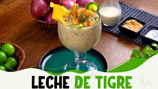 Como Preparar Leche de Tigre  Receta Peruana  Fácil y rápido de hacer [upl. by Grof]