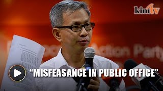 Tony Pua files misfeasance in public office suit against Najib [upl. by Ecnerol]