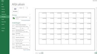 2 Excel Eenvoudige Kalender Met Herhalende Weken Per Maand  Maand Per Blad [upl. by Macdougall]