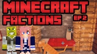 Raided by Cats  Ep 2  Minecraft Factions with Smallishbeans [upl. by Euqinitram816]