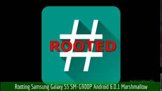 How to Root Samsung Galaxy S5 SMG900P Android 601 Marshmallow [upl. by Kaltman694]