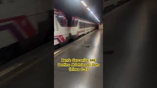 Renfe Cercanías 446 Destino Móstoles El Soto saliendo de Aluche [upl. by Collis99]