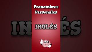 Inglés  Pronombres personales [upl. by Urion]