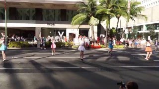 dela LIVE Honolulu Festival Parade Opening Act 2016313 [upl. by Eslud]