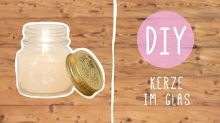 DIY mit Nina Moghaddam Kerze im Glas [upl. by Aikar]