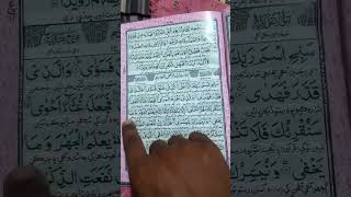 Surah al Ala surahalala Sabbism rabbikal alab quran quranshorts [upl. by Disario]