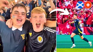 INCREDIBLE SCENES as SCOTLAND Keep Hopes ALIVE v Switzerland 🔥 [upl. by Darsie]