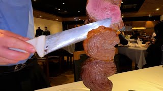 ALL YOU CAN EAT Brazilian BBQ Steakhouse Buffet Rodízio IN Brazil is Just MINDBLOWING [upl. by Netsrik]