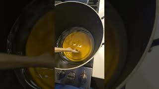 Making mix for waterproof fabric with natural bees wax and mineral oil Nighthawkinlight [upl. by Shifra109]