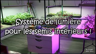 Système de lumière pour les semis intérieurs [upl. by Ahsital]