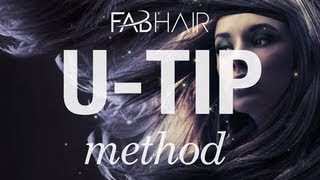 HOW TO DO FUSION HAIR EXTENSIONS UTIP PRE BONDED KERATIN HAIR EXTENSIONS FROM FABHAIRCOM [upl. by Nicolea127]