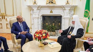 Patriarch Kirill Meets Indian Ambassador Vinay Kumar Strengthening RussiaIndia Ties 🇷🇺🇮🇳 [upl. by Summers]