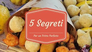 5 SEGRETI per un FRITTO PERFETTO [upl. by Nnil]