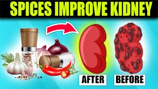 These 6 SPICES Will Lower Creatinine Levels Naturally  Improve Kidney function [upl. by Smiley]