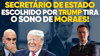 A casa caiu Alexandre de Moraes não dorme mais com novo Secretário de Estado de Trump [upl. by Arissa]