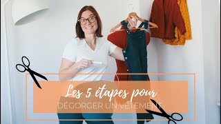 Comment DÉGORGER la teinture dun vêtement  🎨 [upl. by Epul]