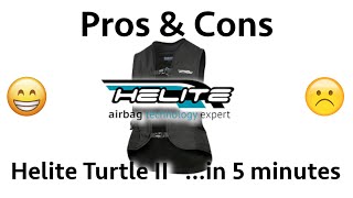 Pros and Cons of the Helite Turtle 2 Airbag [upl. by Cristoforo]