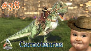 THIS CARNOTAURUS IS AWESOME 😱😍  ARK Survival Fjordur  Episode 38 [upl. by Nosdivad]