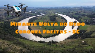 MIRANTE VOLTA DO DEDO  CORONEL FREITAS  SC [upl. by Ltihcox]