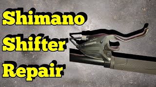 Gear Shifter Repair 🥰 Shimano Thumb shifter repair youtube youtubevideo youtubeviralvideo [upl. by Syramad483]