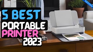 Best Portable Printer of 2023  The 5 Best Portable Printers Review [upl. by Hseham]