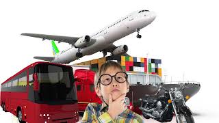 Transportation Song l Vehicles Song l Garage Song nurseryrhymekidsvideobabyvideosfunnyanimation [upl. by Cassius]