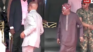 Watch Pres Tinubu Smiles As Wike Dances To His Seat During Commissioning Of GUZAPE LOT II In Abuja [upl. by Paderna565]