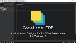 Installing and Configuring CodeLite IDE for CC Development [upl. by Divadnoj160]