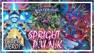 SPRIGHT PUNK RANKED GAMEPLAY YuGiOh Master Duel yugioh punk spright masterduel [upl. by Keelby]